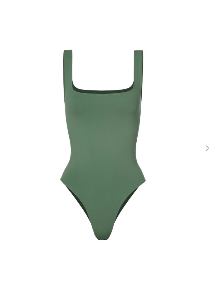 Olive Tank Bodysuit