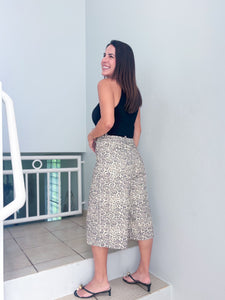 Eclectic Animal Print Bermuda
