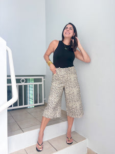 Eclectic Animal Print Bermuda