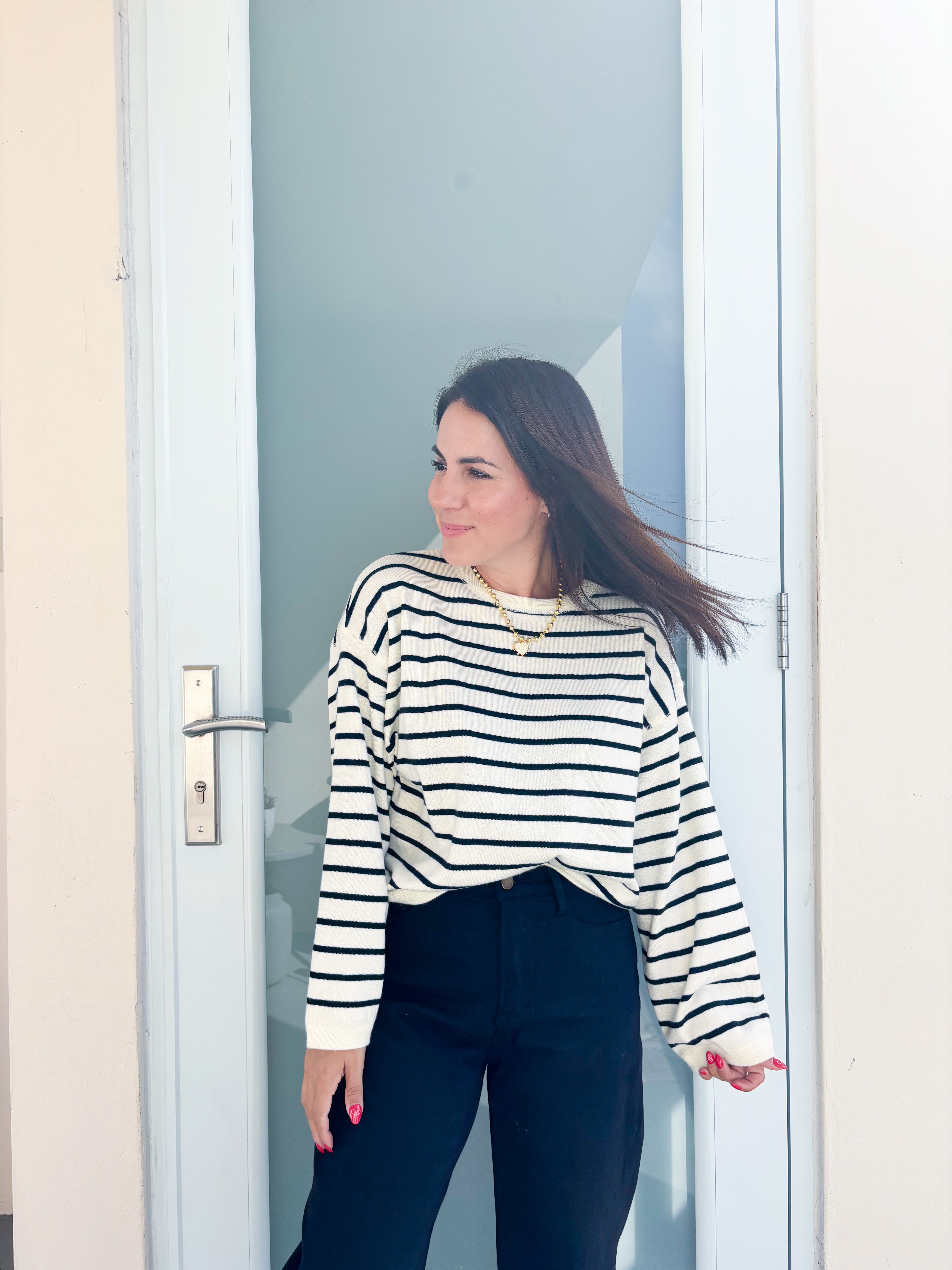 Lilibeth Stripe Sweater Top