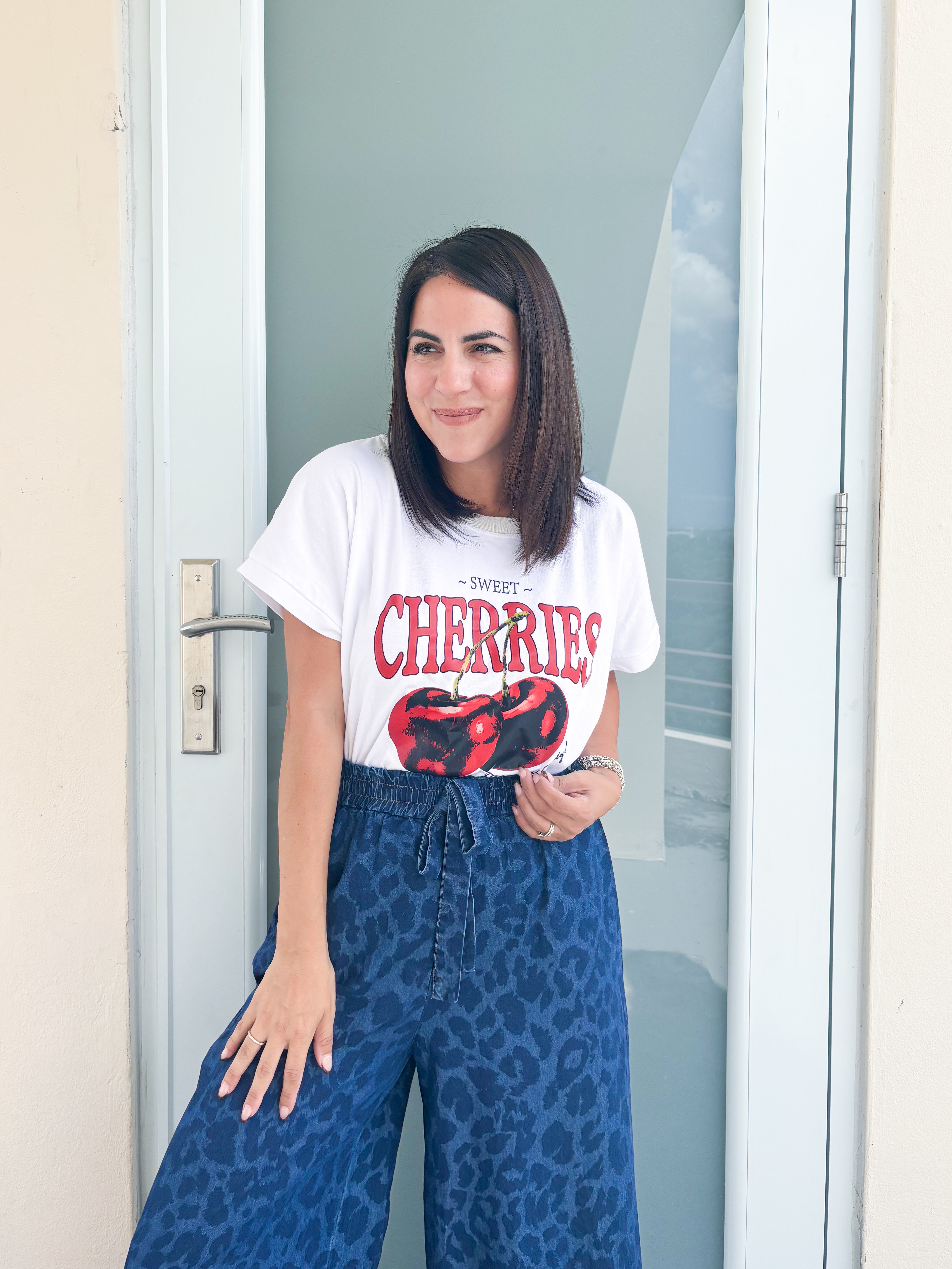 Cherry Print Tshirt