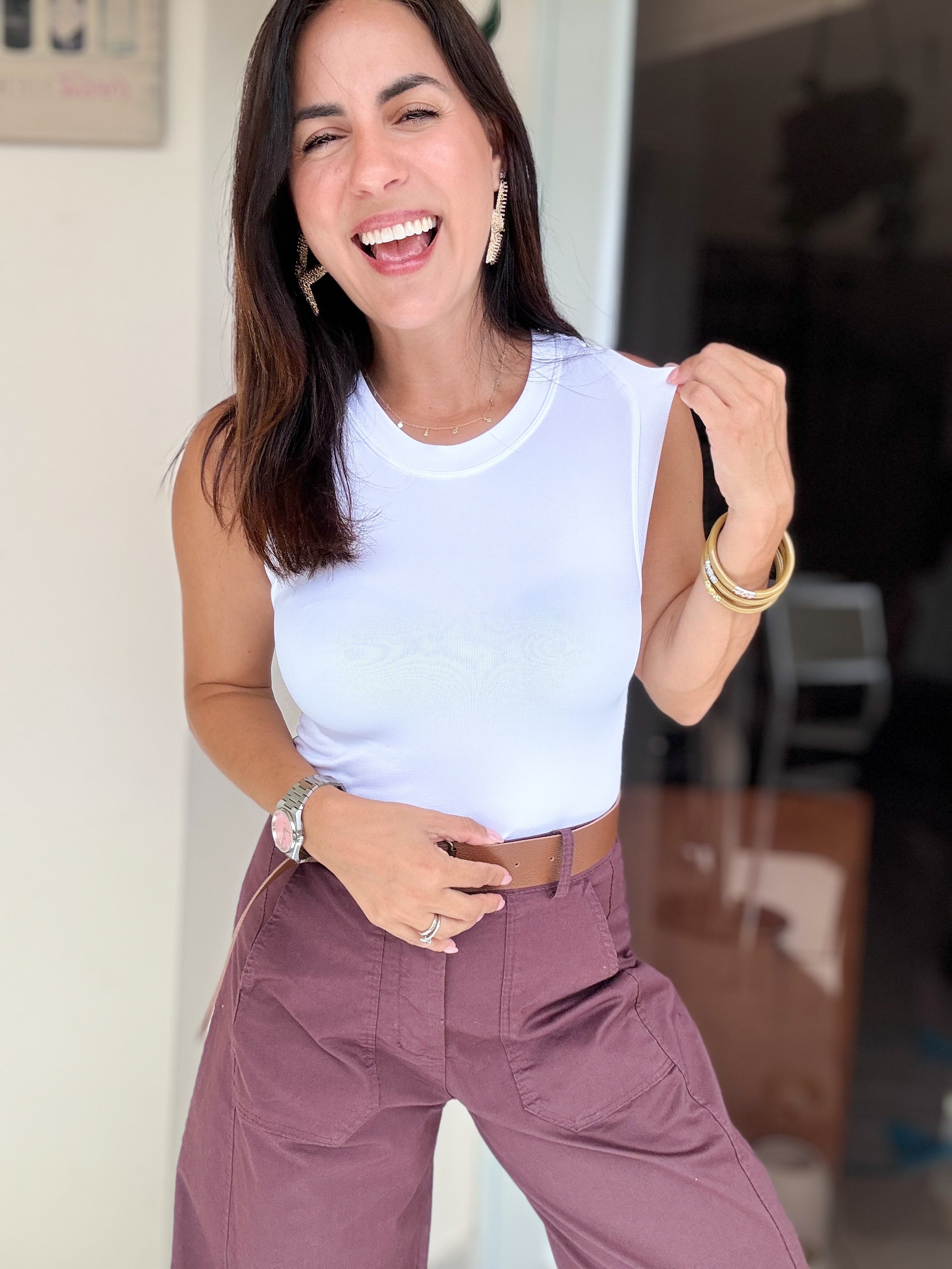 White Tank Bodysuit