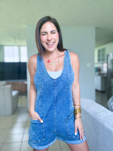 Sierra Denim Romper