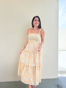 Margot Cream Midi Dress