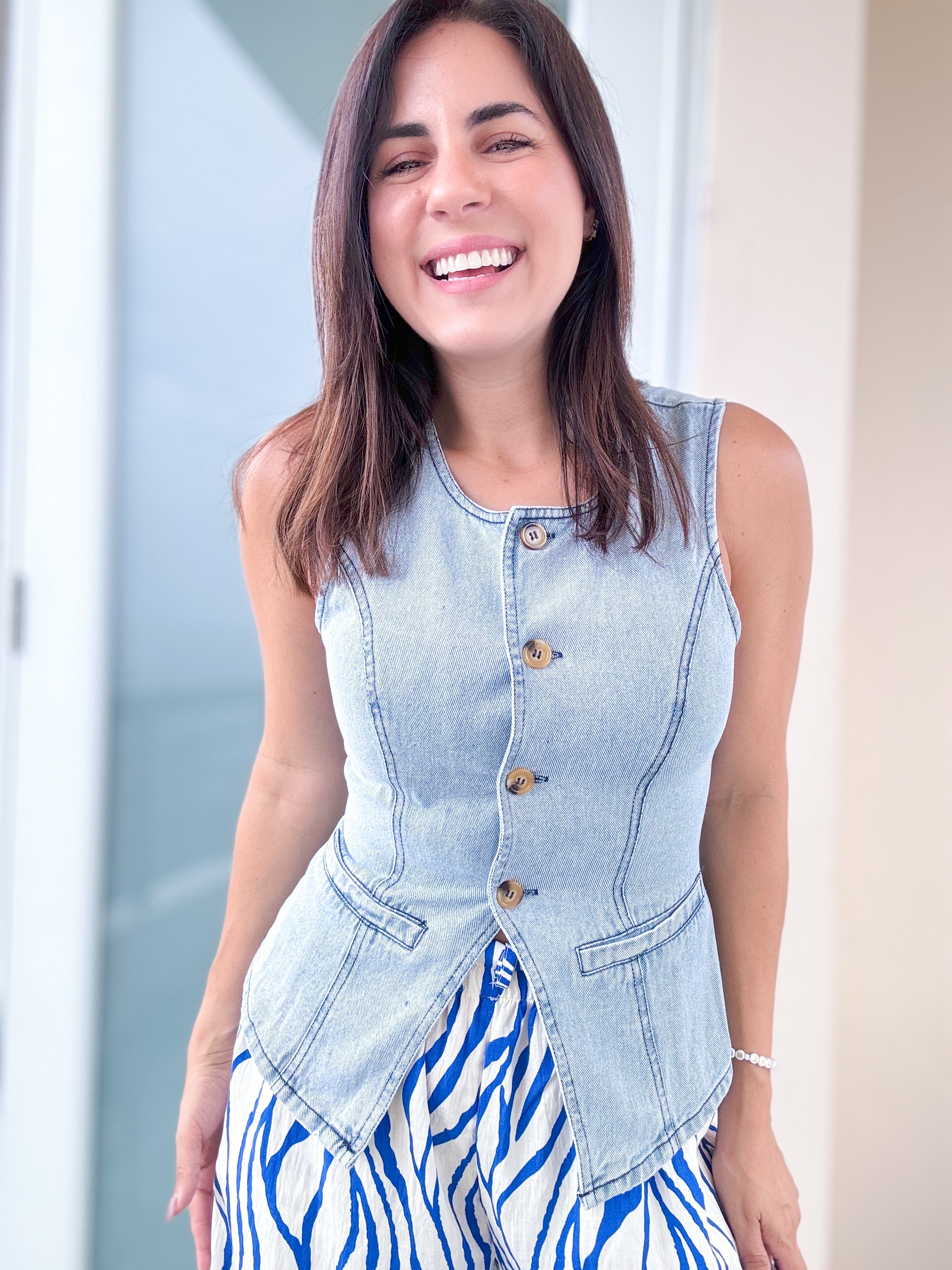 Willow Denim Vest