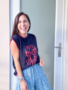 Lobster Knit Top