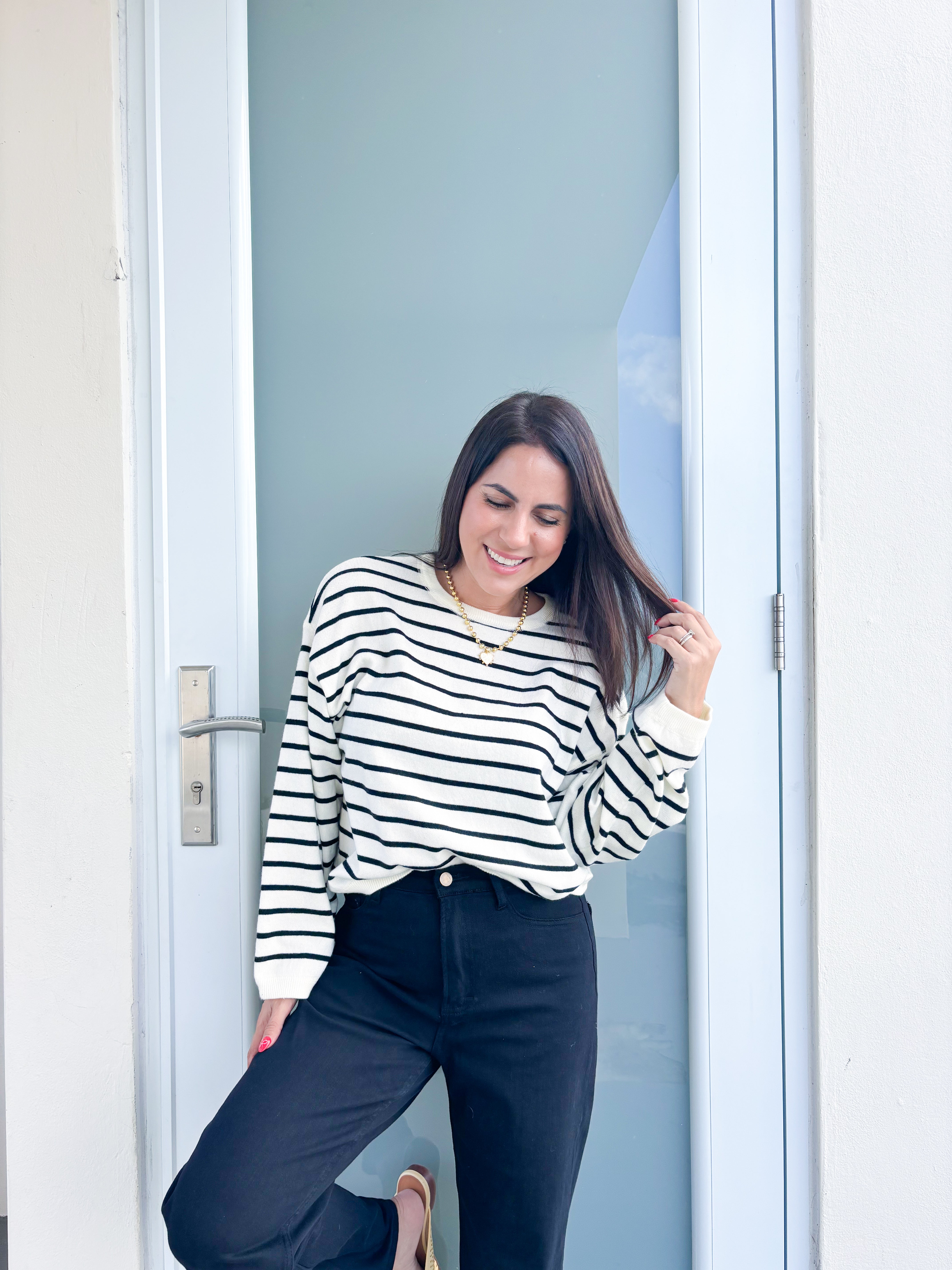 Lilibeth Stripe Sweater Top