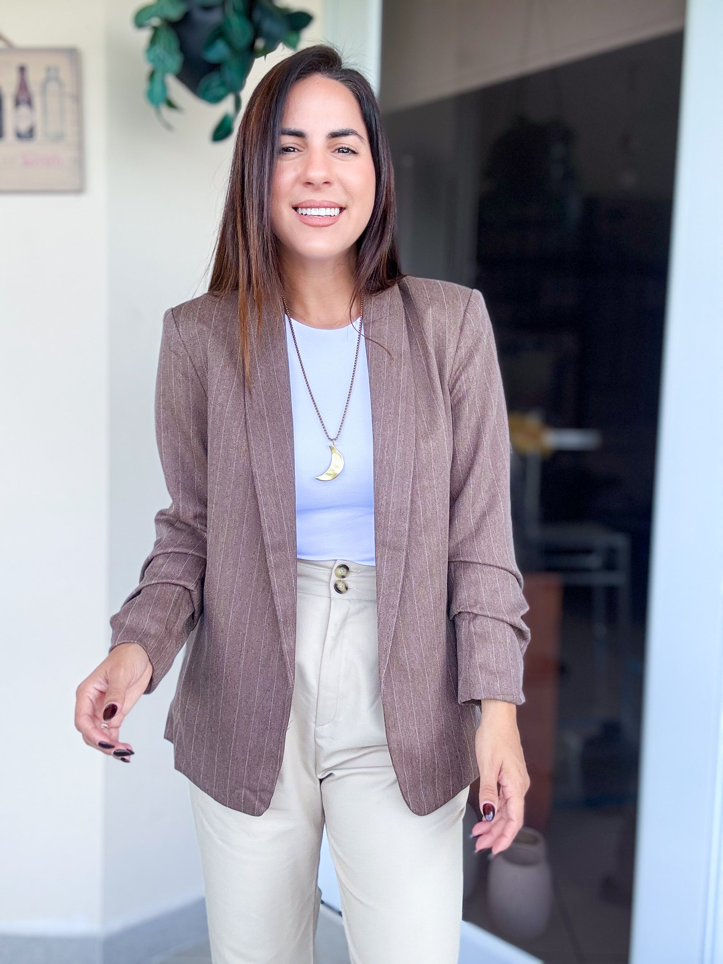Roberta Walnut Blazer