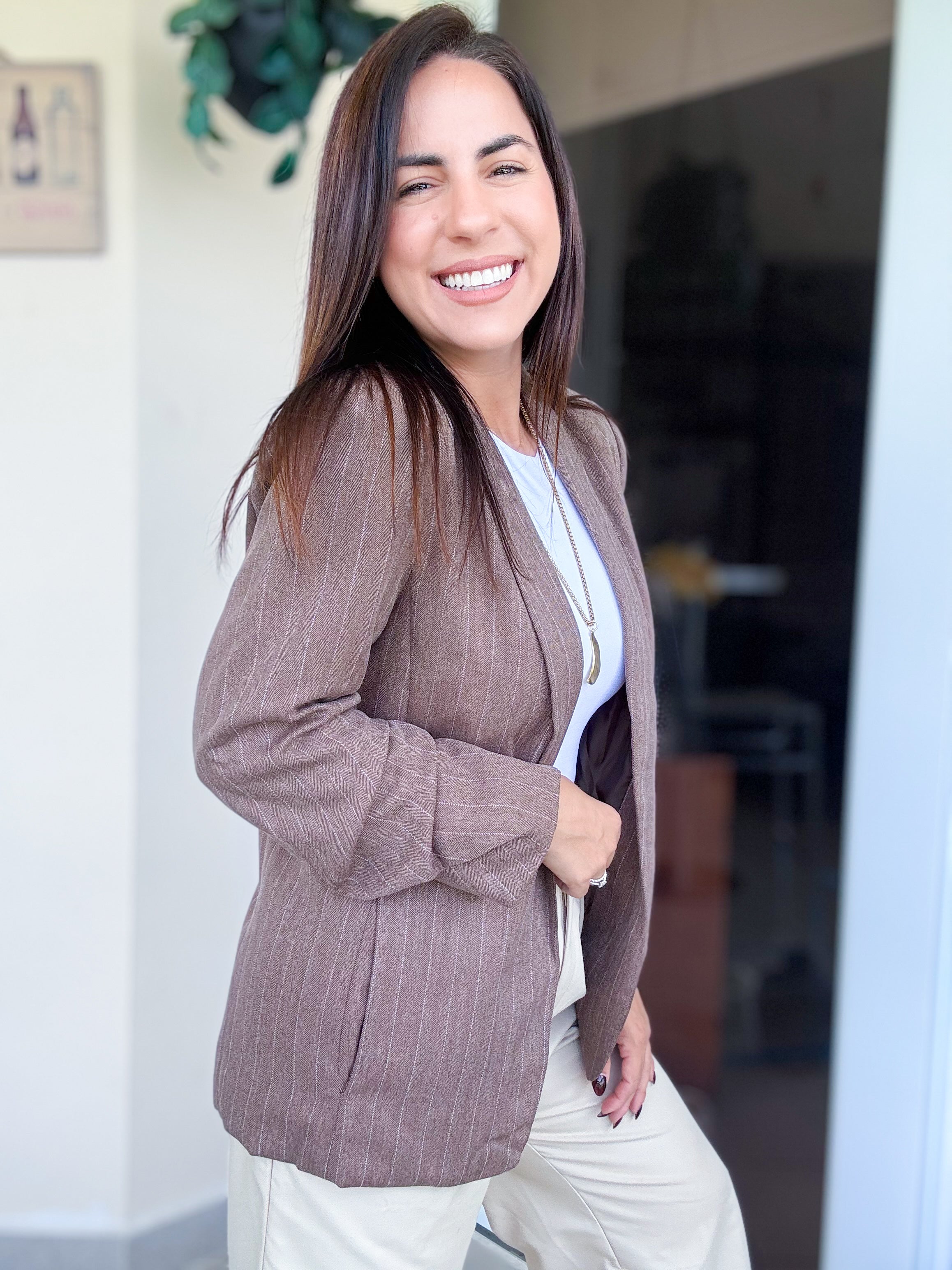 Roberta Walnut Blazer