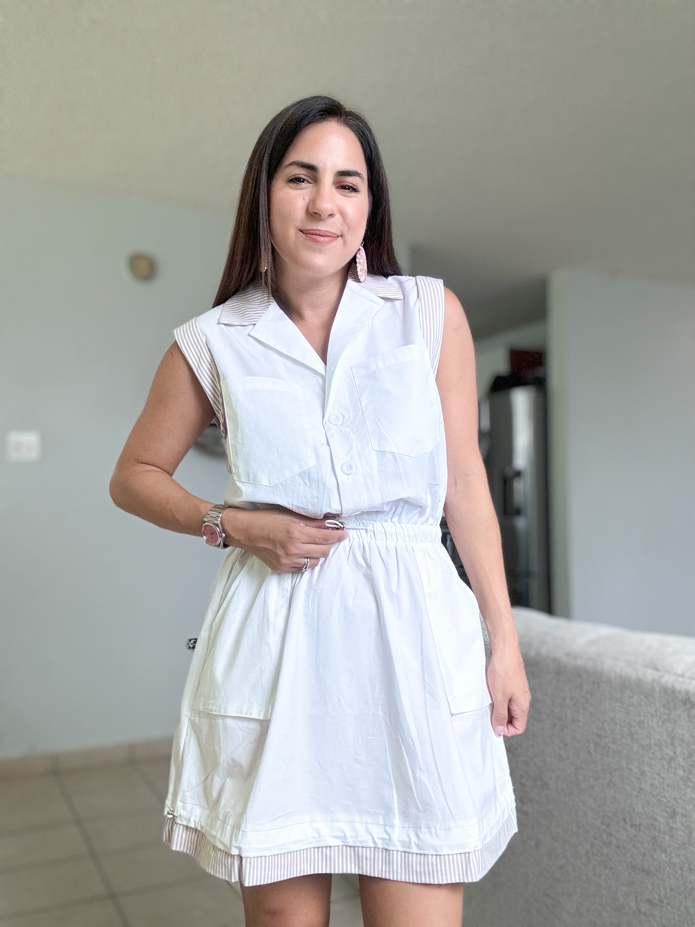Celine Drawstring Dress