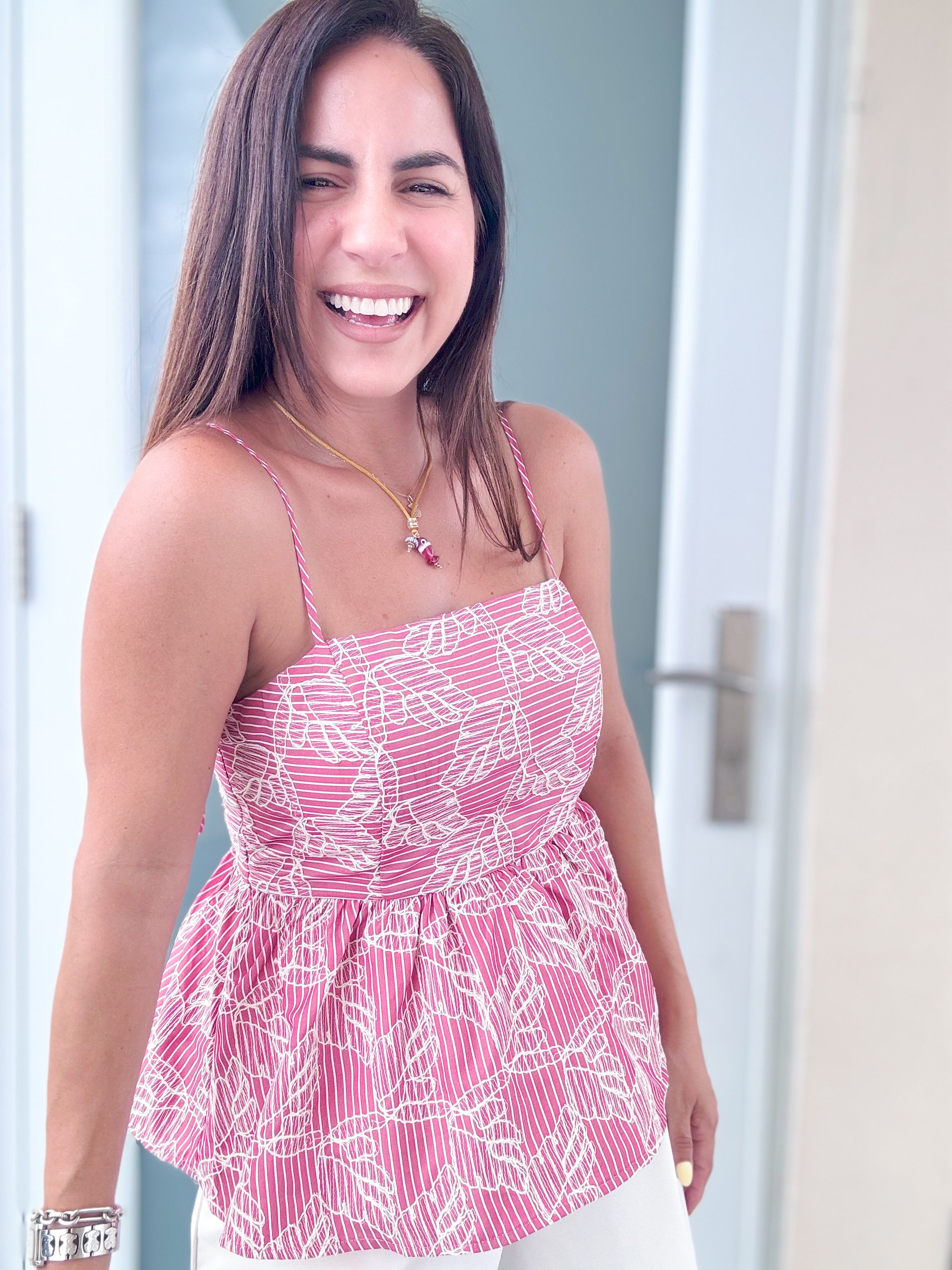 Gigi Embroidery Poplin Top