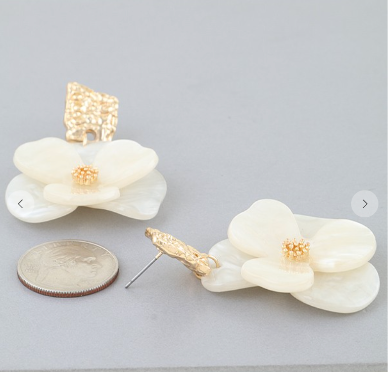 Flower Drop Earrings