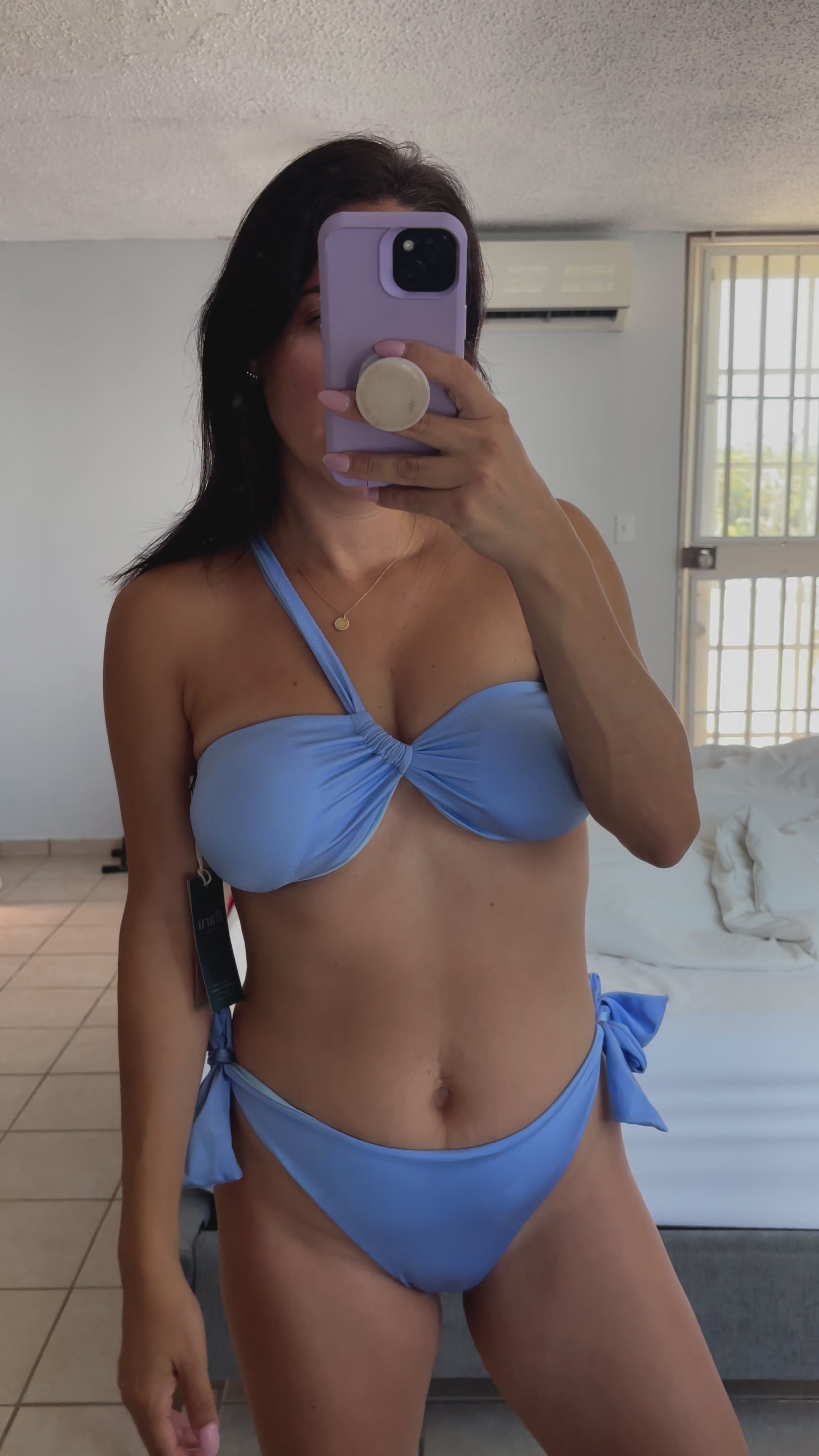 Assymetric Blue Bikini