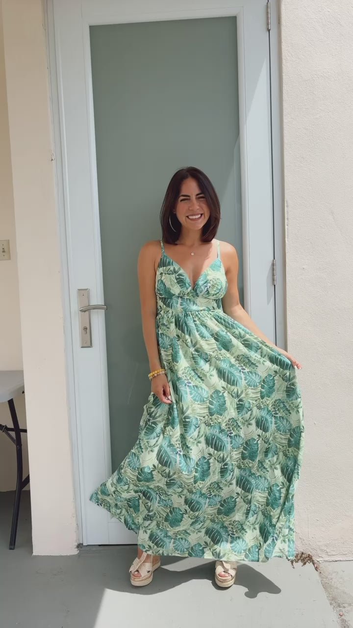 Evergreen Maxi Dress