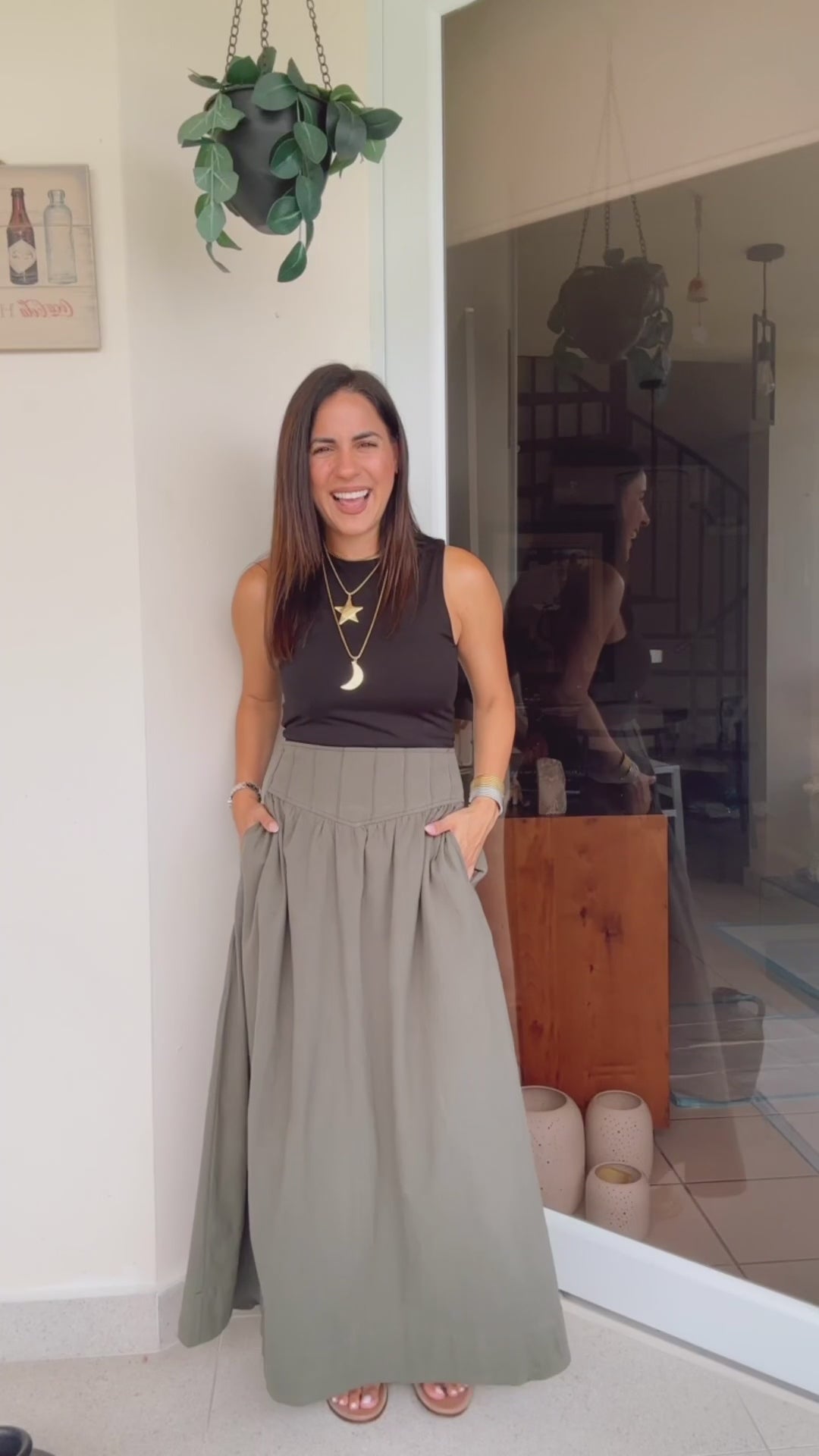 Beverly Stitched Maxi Skirt