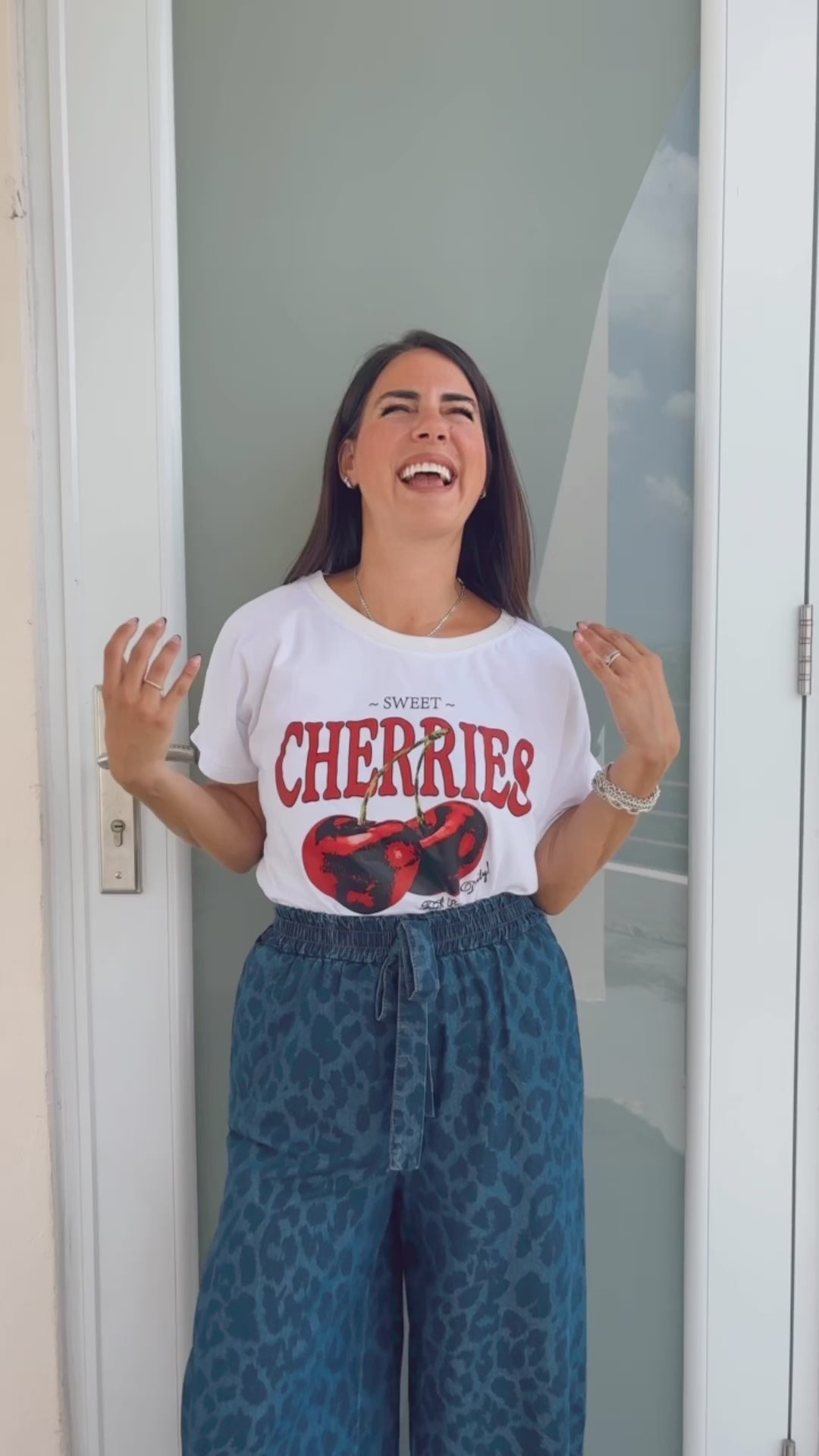 Cherry Print Tshirt