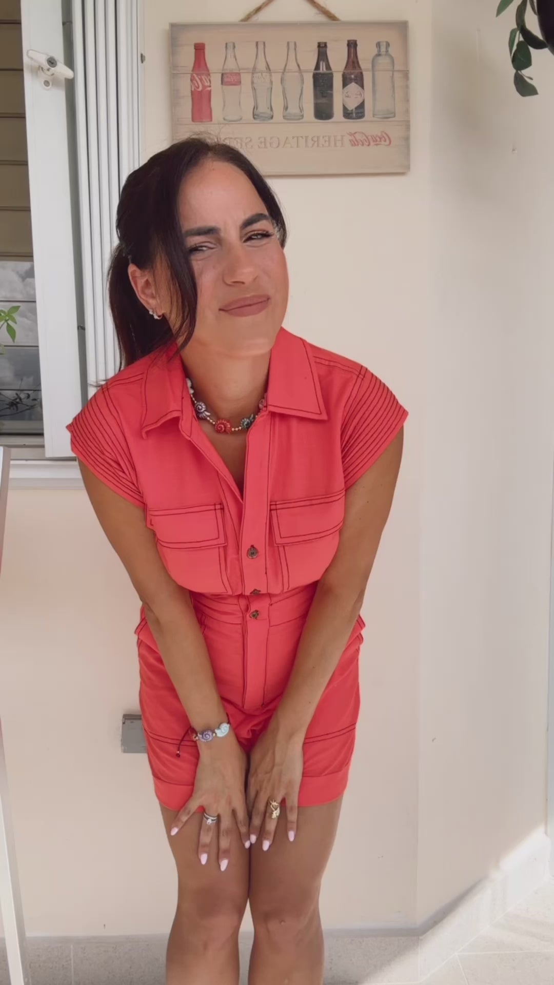 Radiant Stitch Romper