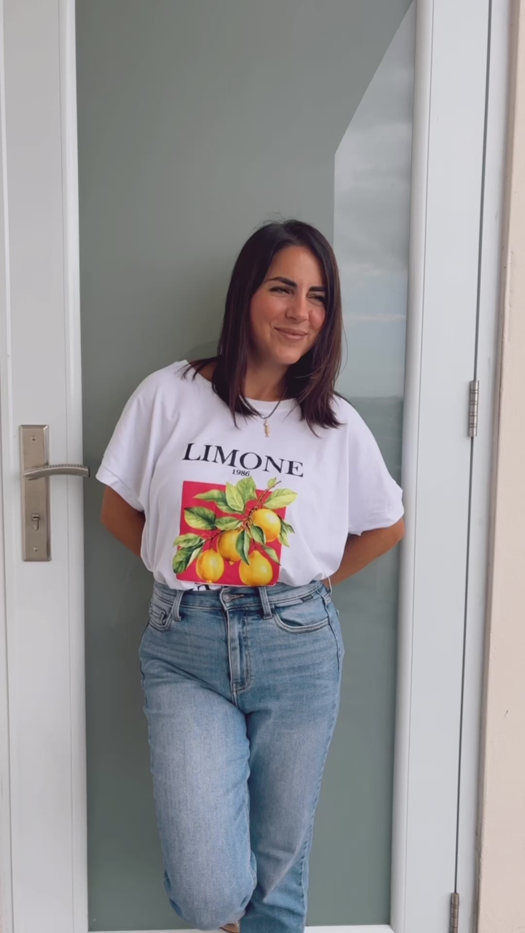 Lemon Print T-Shirt