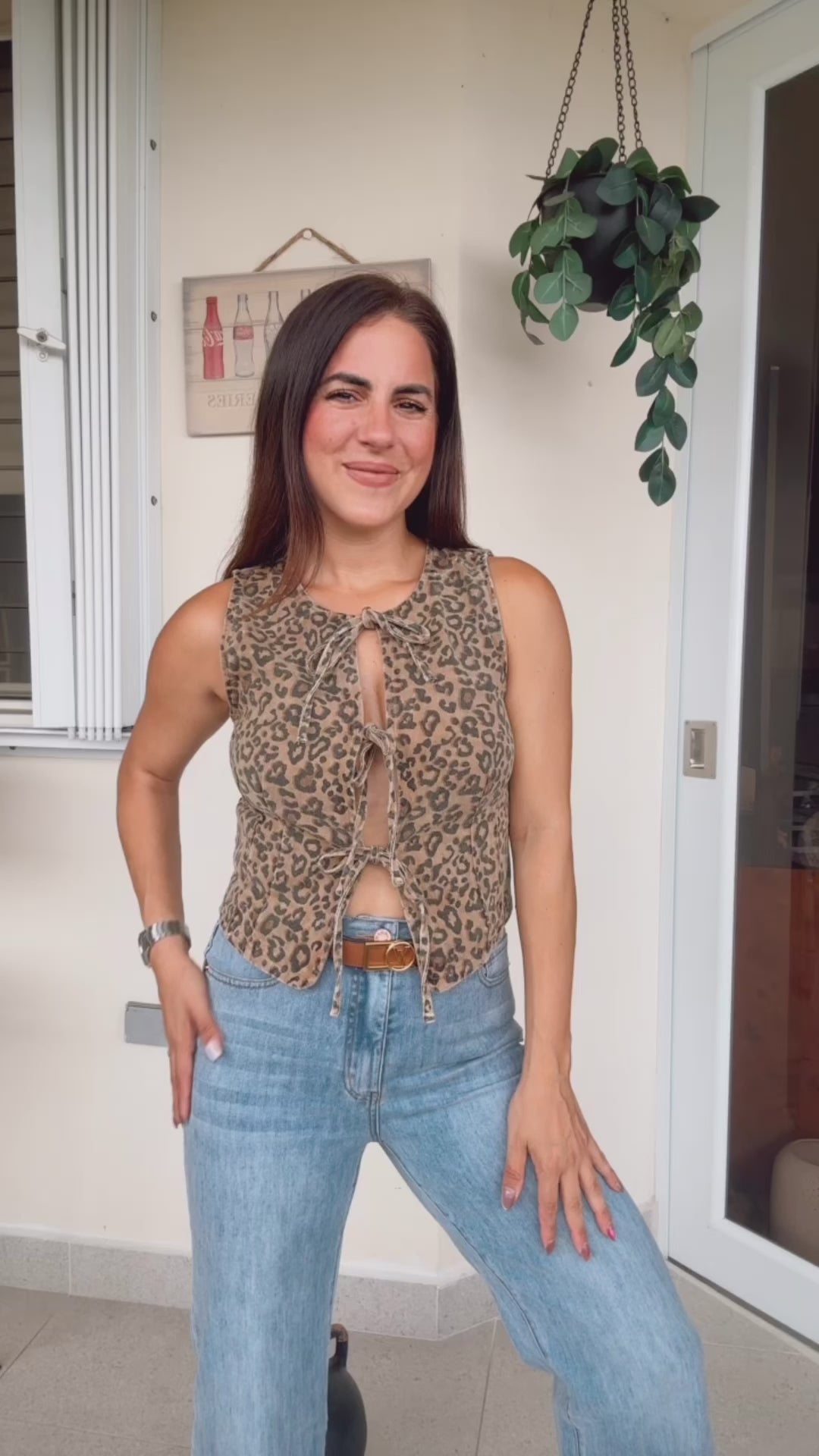 Leopard Vest