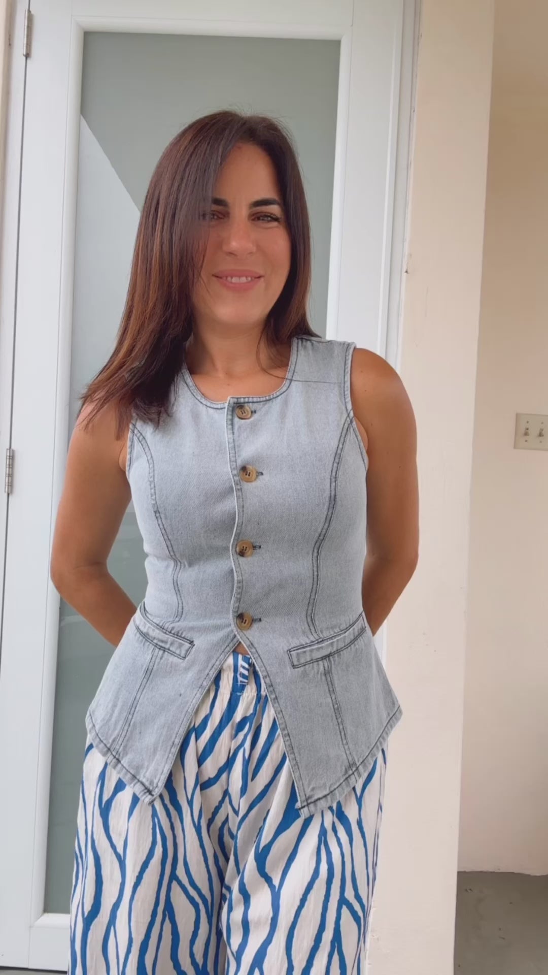 Willow Denim Vest