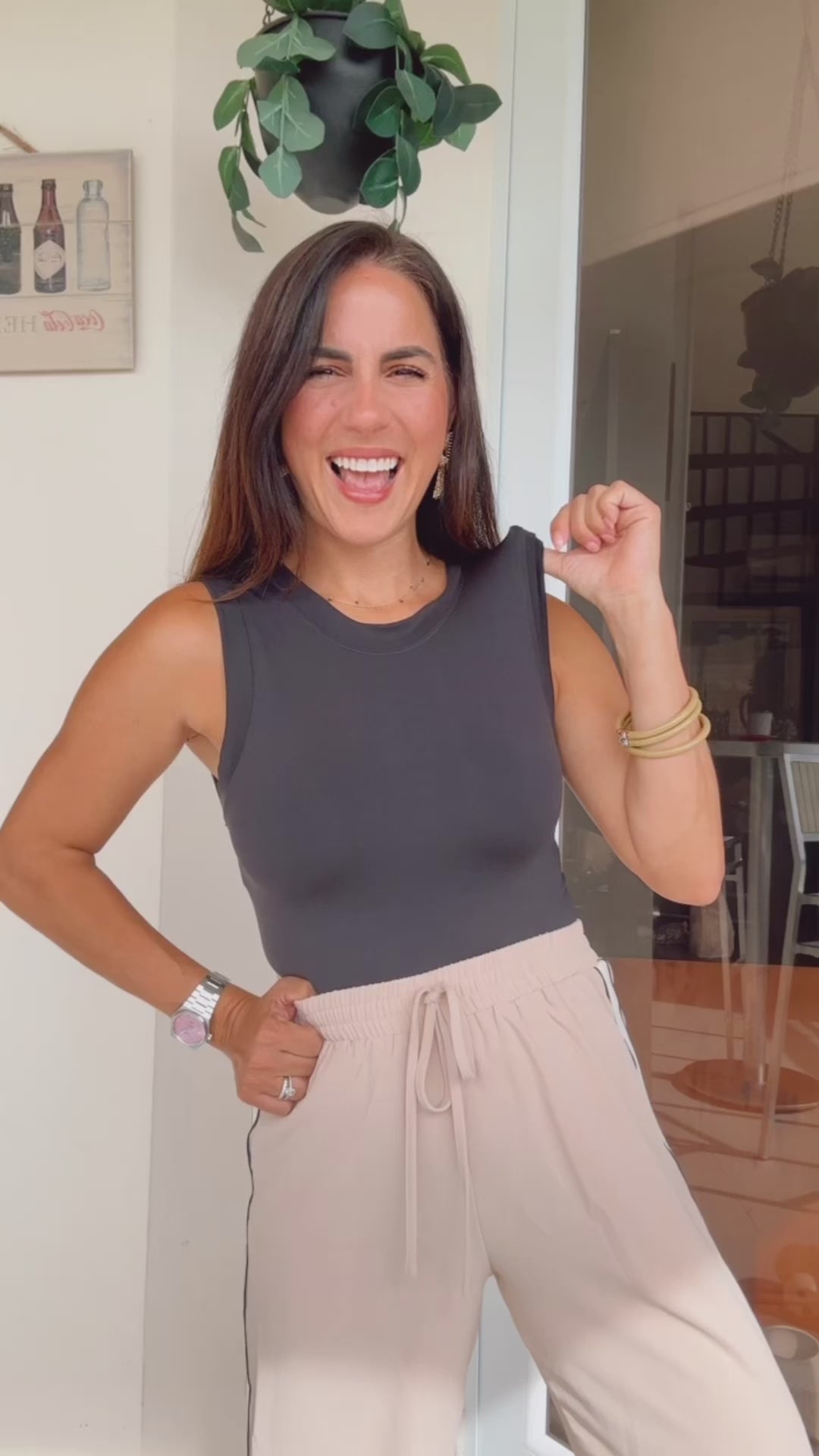 Black Tank Bodysuit