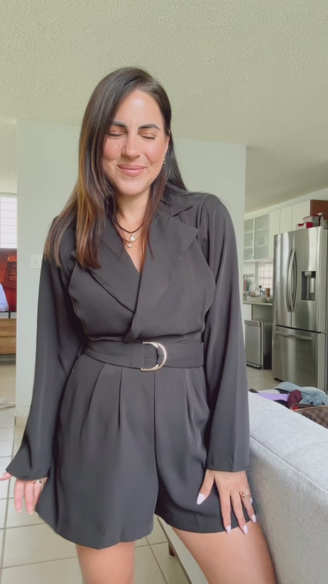 Sang Black Luxe Romper