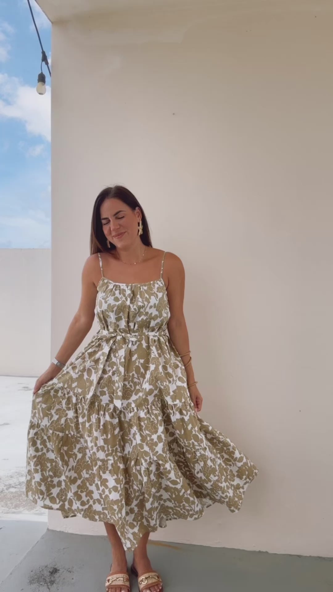 Sienna Ivory Midi Dress