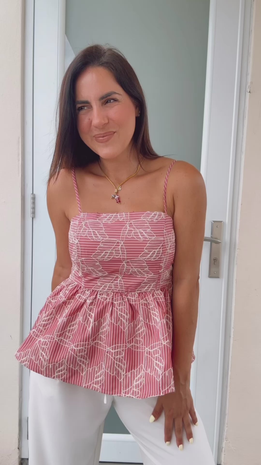 Gigi Embroidery Poplin Top